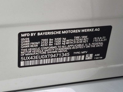 2026 BMW X5 xDrive50e
