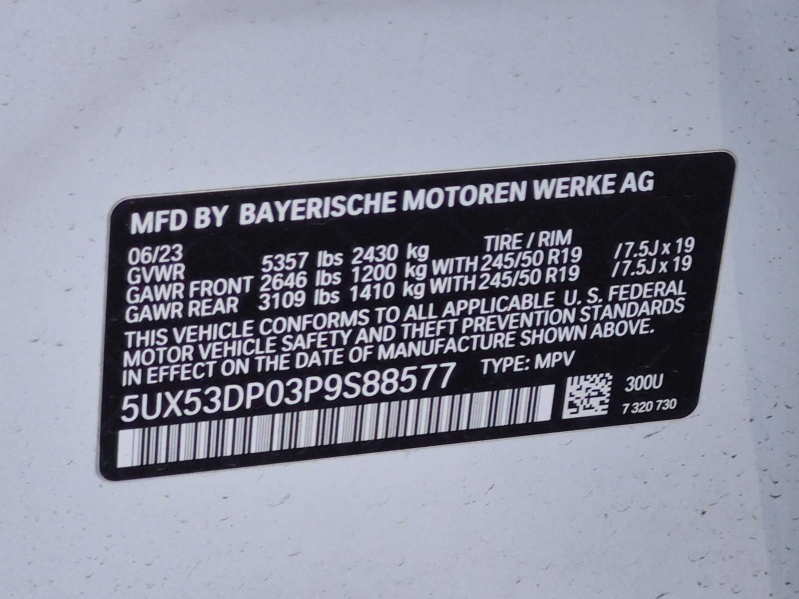 2023 BMW X3 xDrive30i