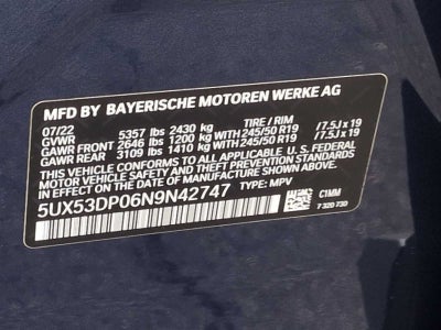2022 BMW X3 xDrive30i