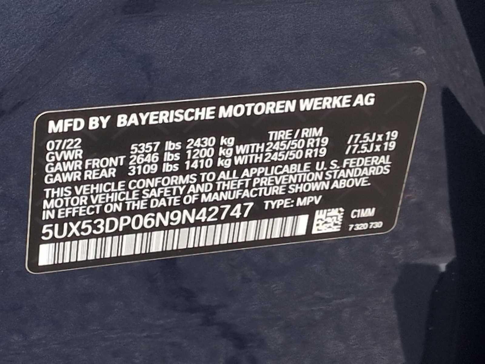 2022 BMW X3 xDrive30i