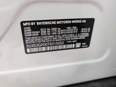 2026 BMW X3 30 xDrive