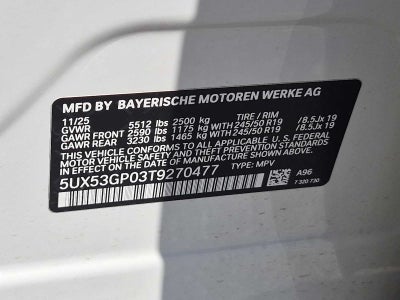 2026 BMW X3 30 xDrive