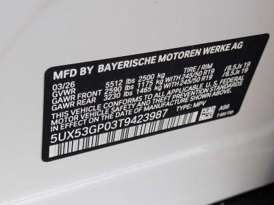 2026 BMW X3 30 xDrive