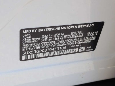 2026 BMW X3 30 xDrive