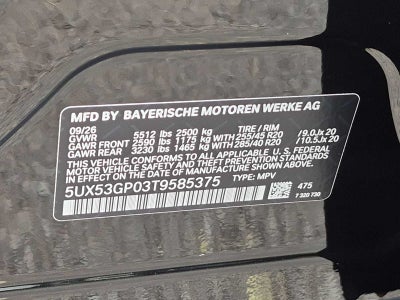 2026 BMW X3 30 xDrive