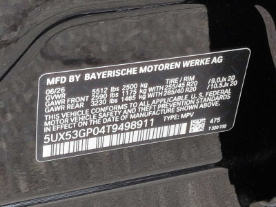 2026 BMW X3 30 xDrive
