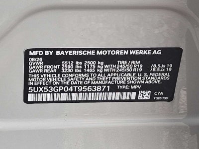 2026 BMW X3 30 xDrive
