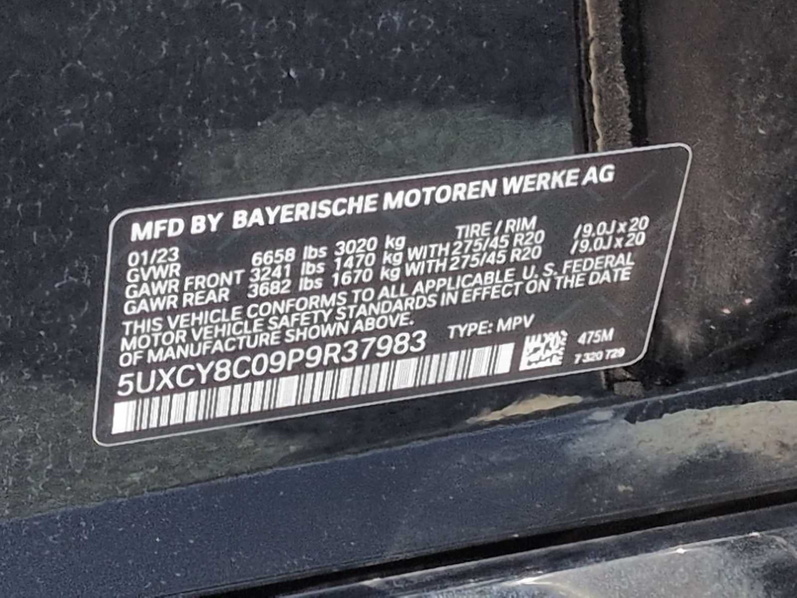 BMW X6 M50i 2023