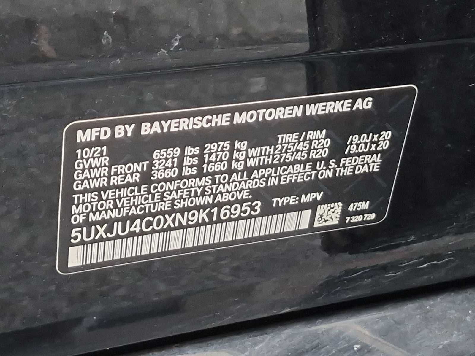 BMW X5 M50i 2022