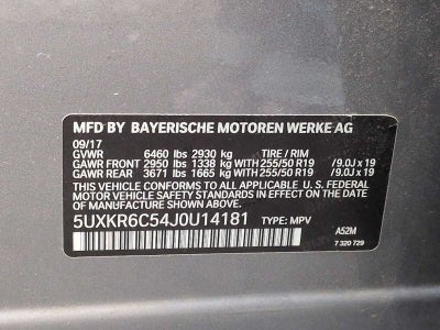 2018 BMW X5 xDrive50i