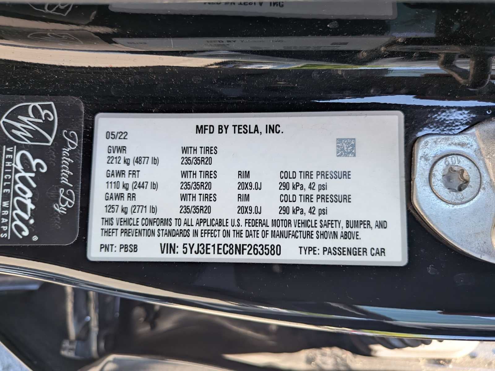 Tesla Model 3 Performance 2022