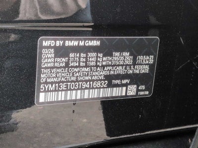 2026 BMW X5 M Competición