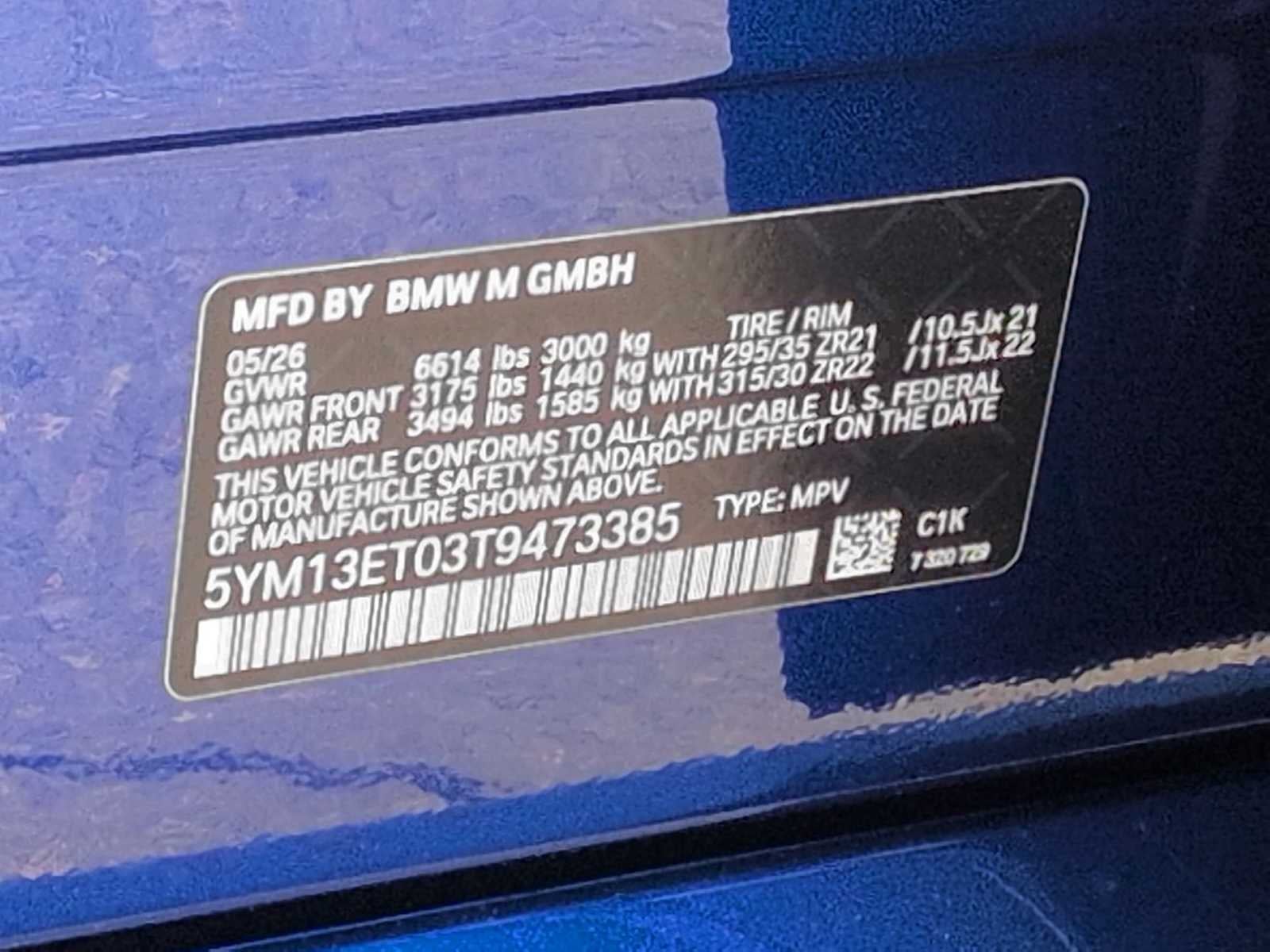 2026 BMW X5 M Competición