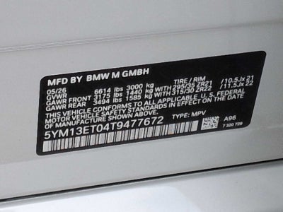 2026 BMW X5 M Competición