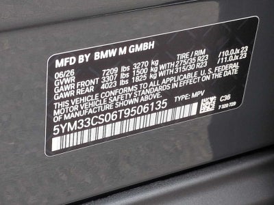 2026 Etiqueta BMW XM
