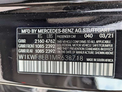 Mercedes-Benz C 300 C 300 de 2021