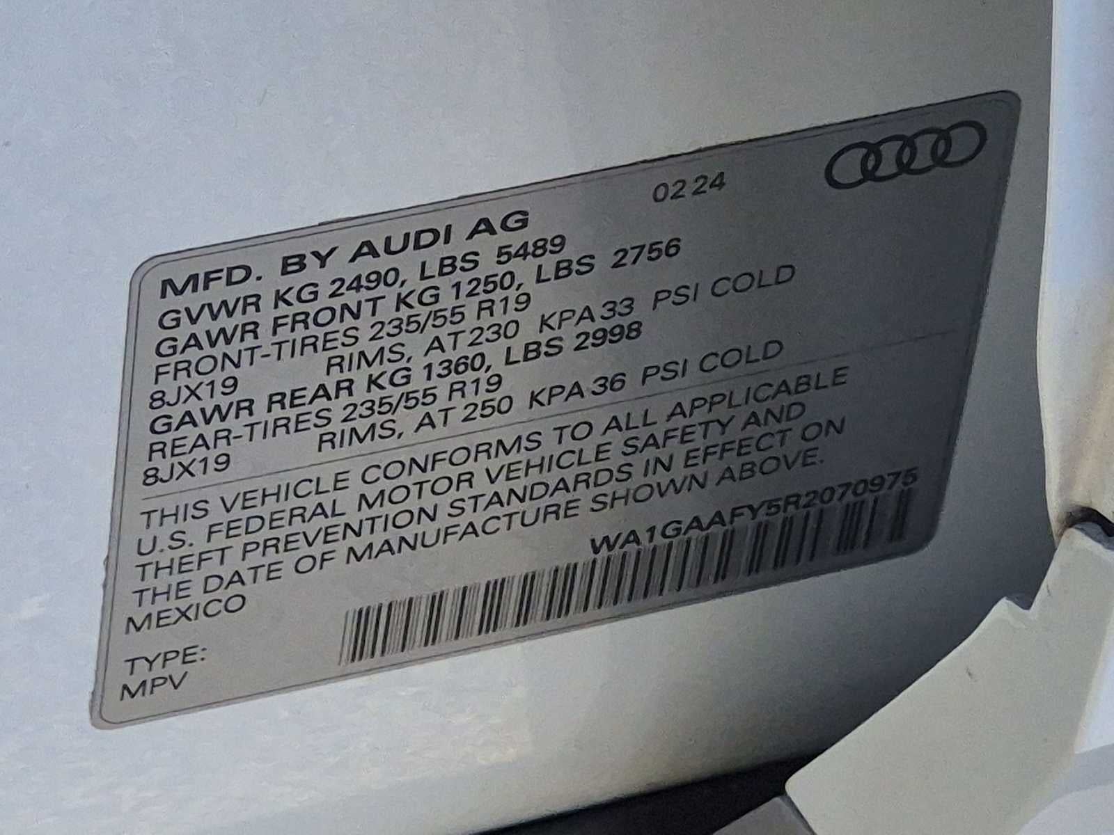 Audi Q5 S line Premium 2024