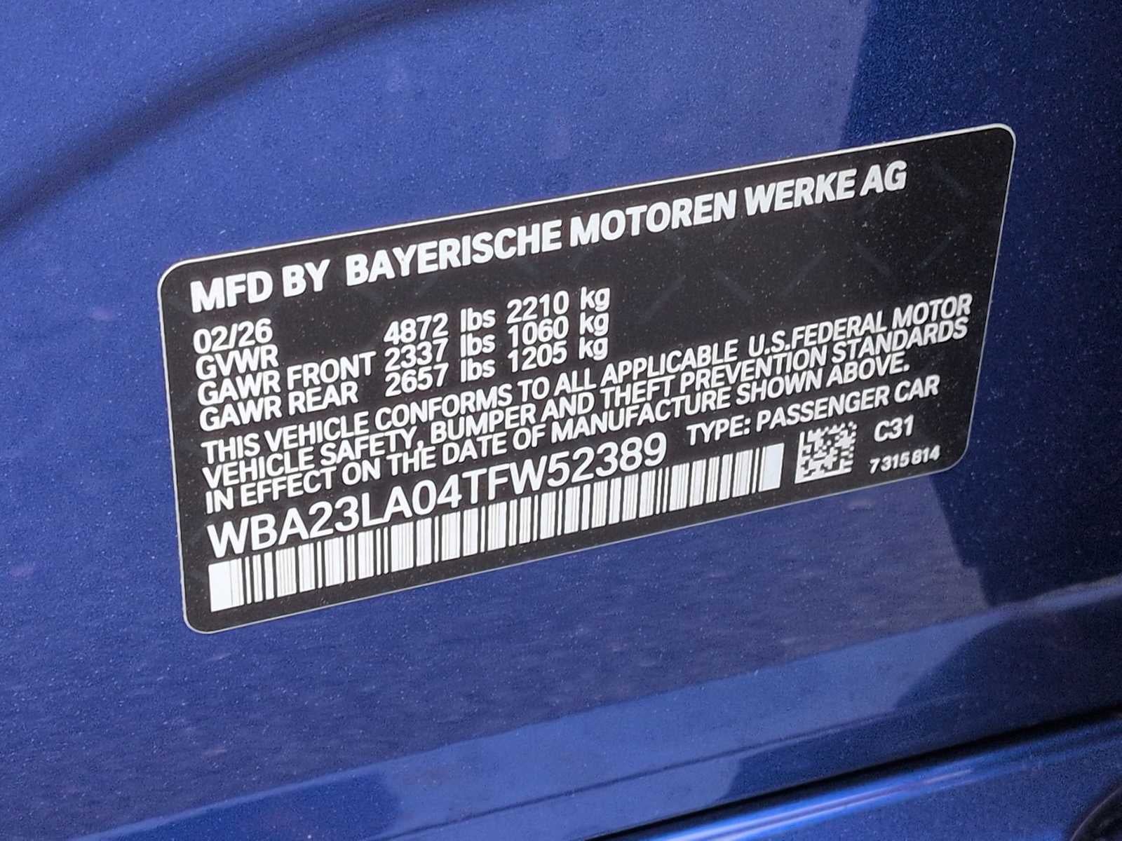 2026 BMW Serie 3 330i xDrive