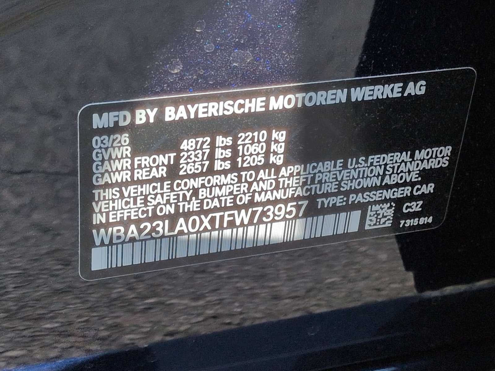 2026 BMW Serie 3 330i xDrive