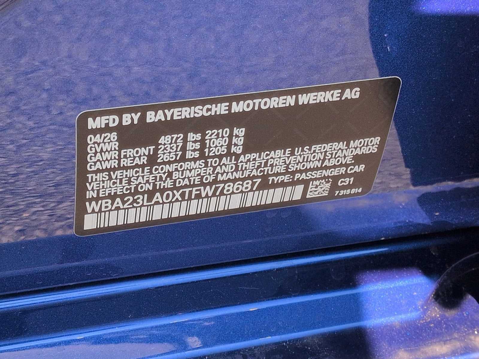 2026 BMW Serie 3 330i xDrive