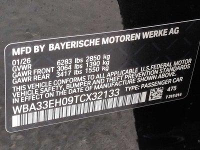 2026 BMW 740i 740i xDrive