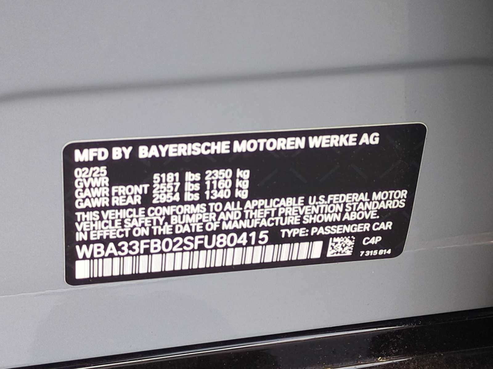 2025 BMW Serie 4 430i xDrive