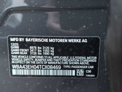 2026 BMW 750e xDrive 750e xDrive