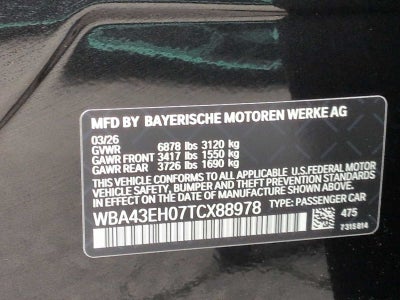 2026 BMW Serie 7 750e xDrive