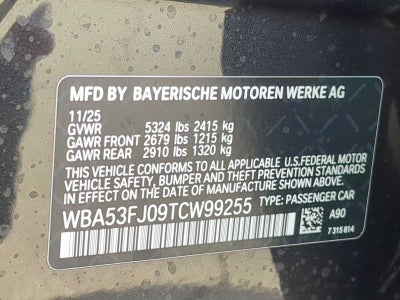 2026 BMW 530i 530i xDrive