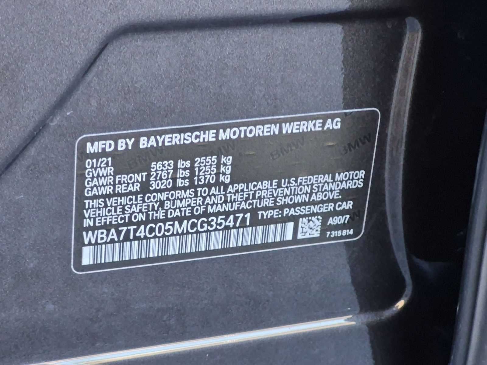 BMW Serie 7 740i xDrive de 2021