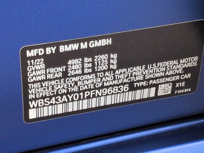 BMW M3 Competition xDrive 2023
