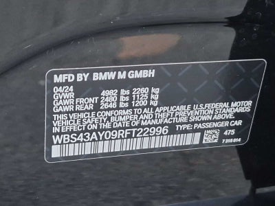 2024 BMW M3 Competition xDrive