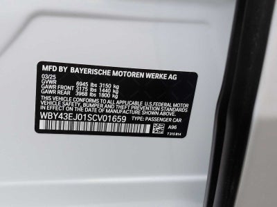 2025 BMW i7 eDrive50
