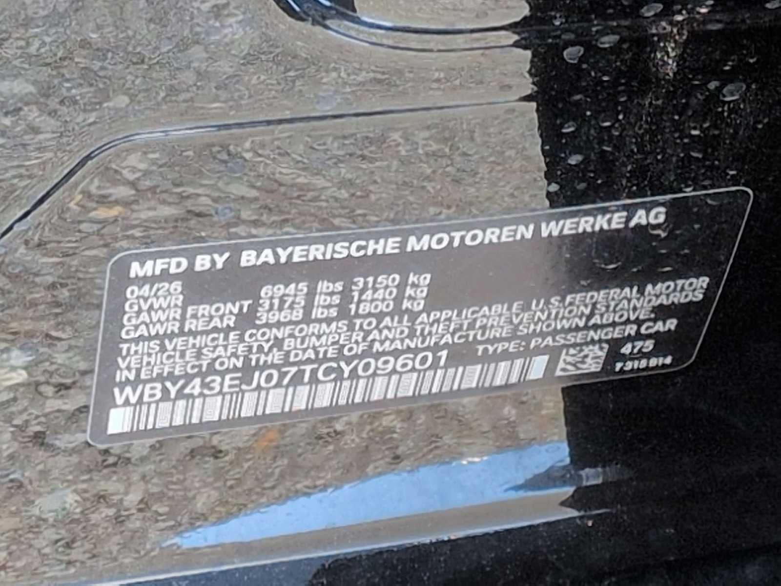 BMW i7 eDrive50 2026