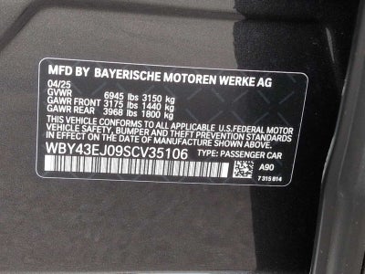 2025 BMW i7 eDrive50