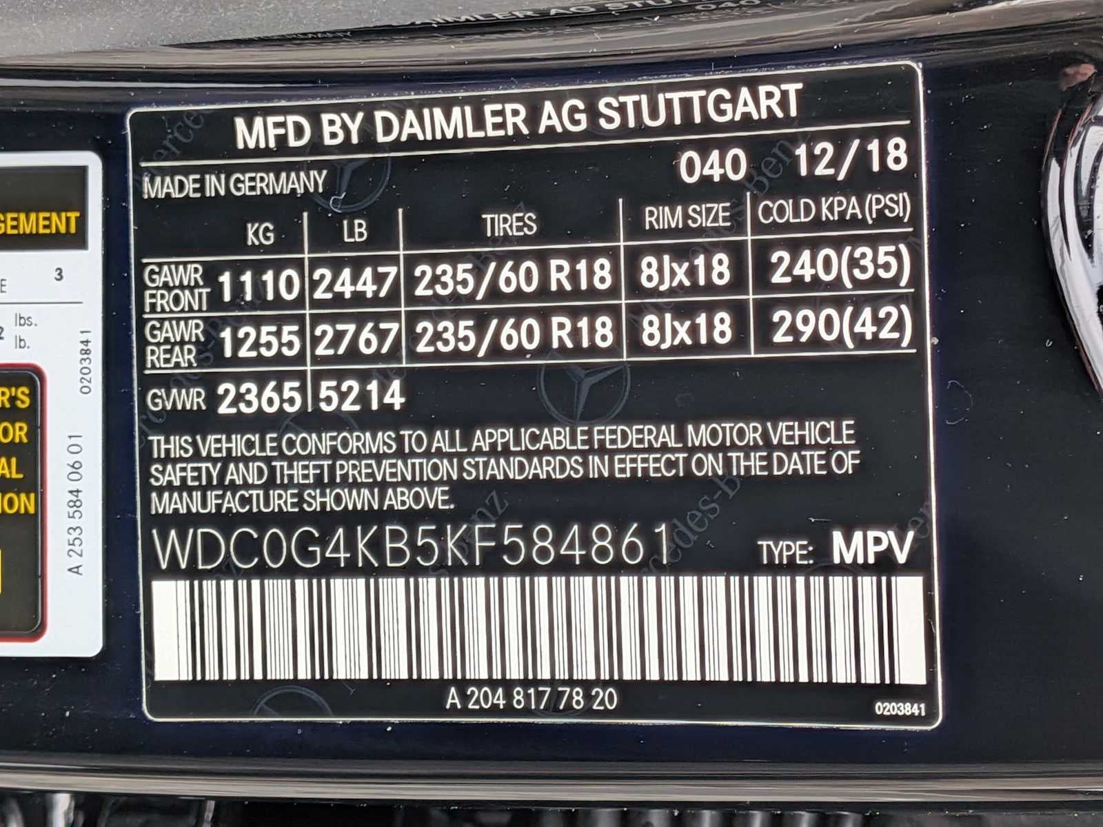 Mercedes-Benz GLC 300 2019 GLC 300