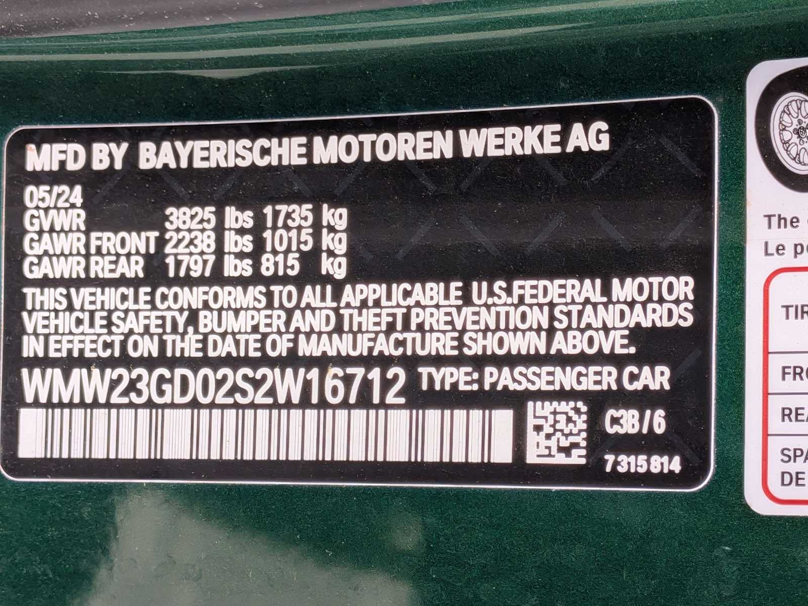 2025 MINI Techo Duro 2 Puertas Cooper S