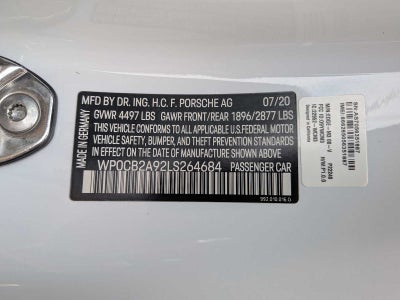 Porsche 911 Carrera S 2020