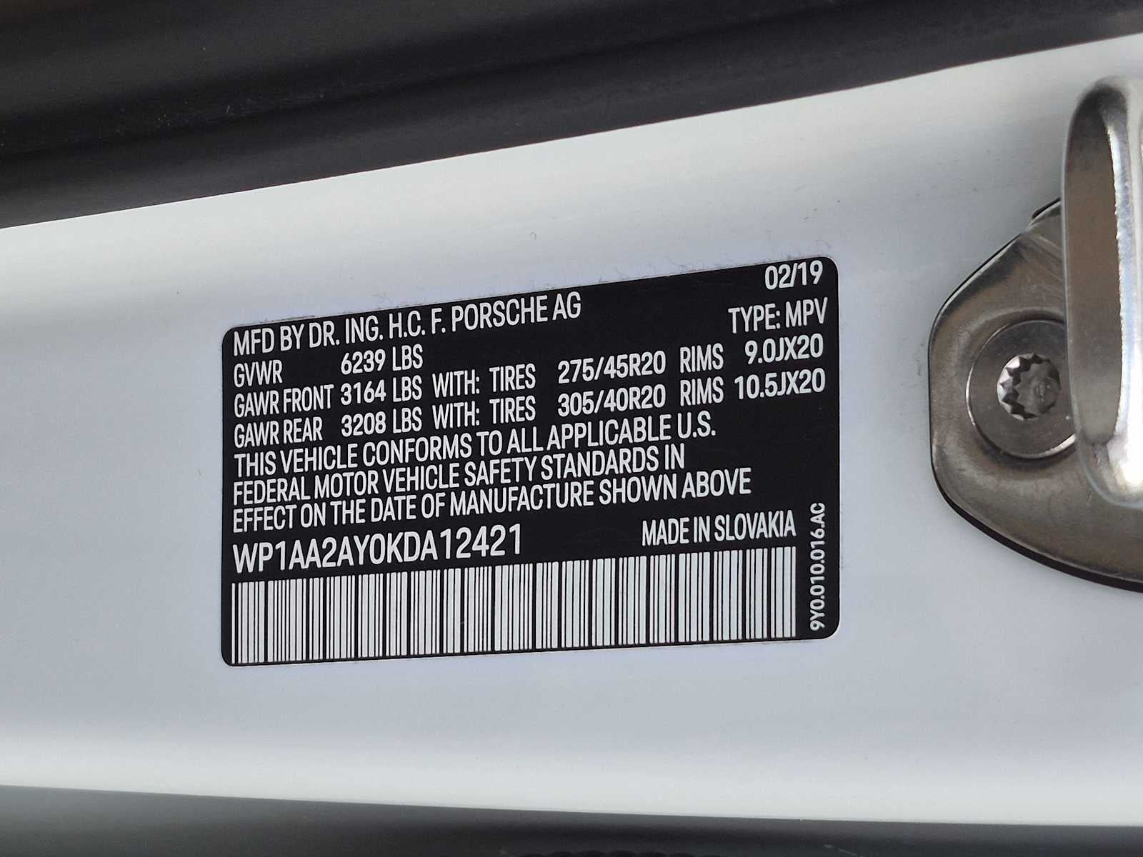 Porsche Cayenne AWD 2019