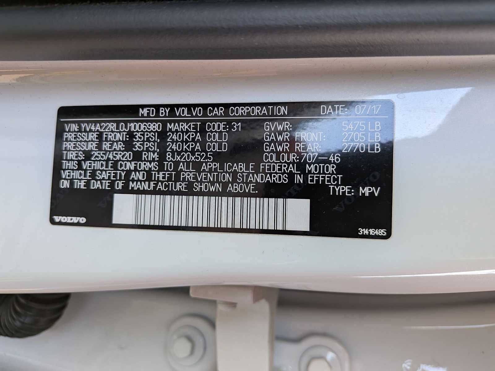 Volvo XC60 Inscription 2018