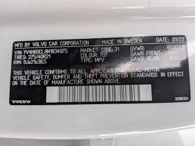 Volvo XC90 Recharge Plug-In Hybrid Inscription 2022