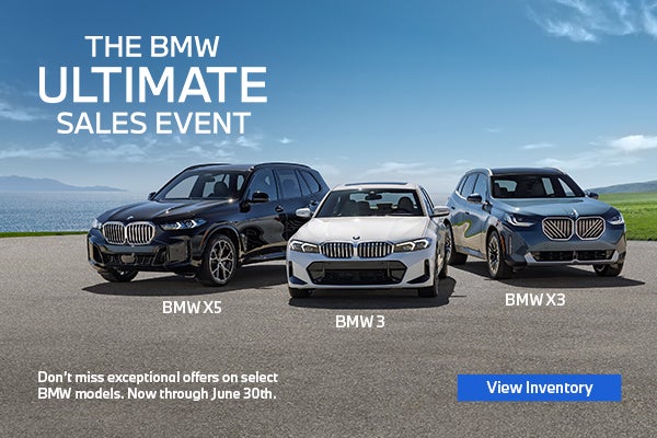 Gran evento de ventas de BMW con los modelos X3, X5 y Serie 3