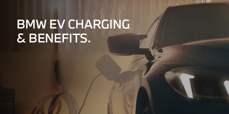 Recarga de un vehículo eléctrico BMW.