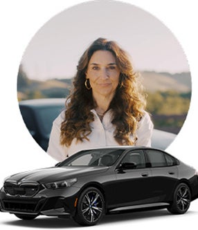 Imagen de David y su modelo BMW.