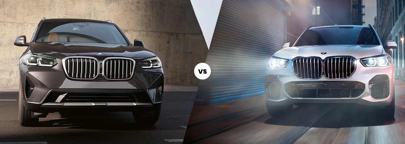 2023 BMW X3 vs. X5