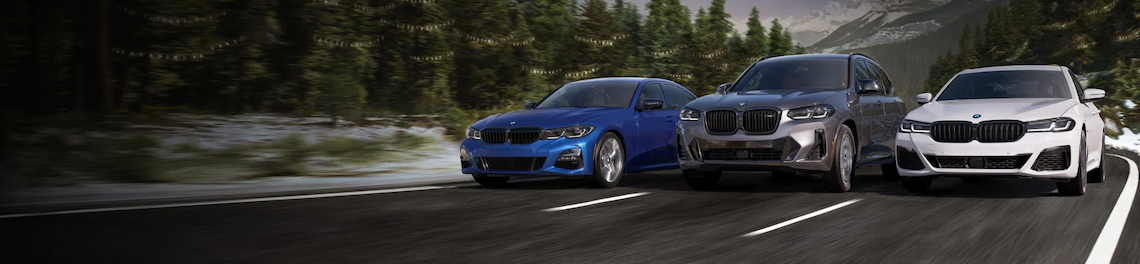 Modelos BMW en la carretera