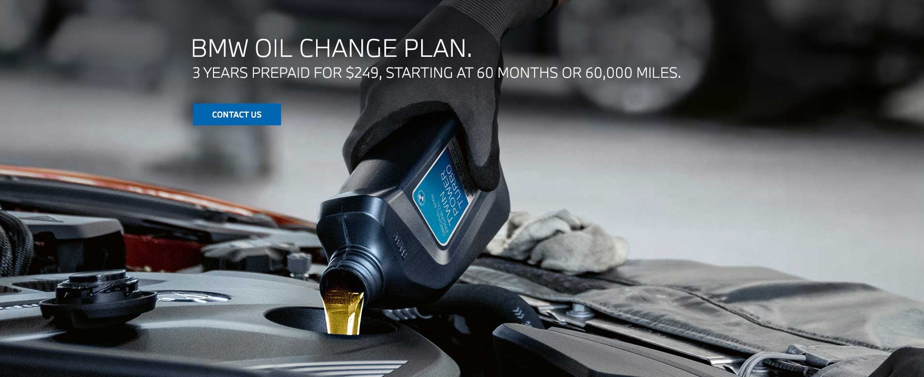 Plan de cambio de aceite BMW