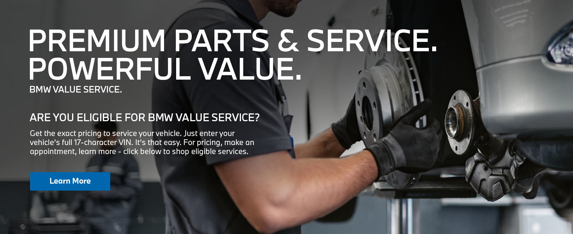 BMW Value Service
